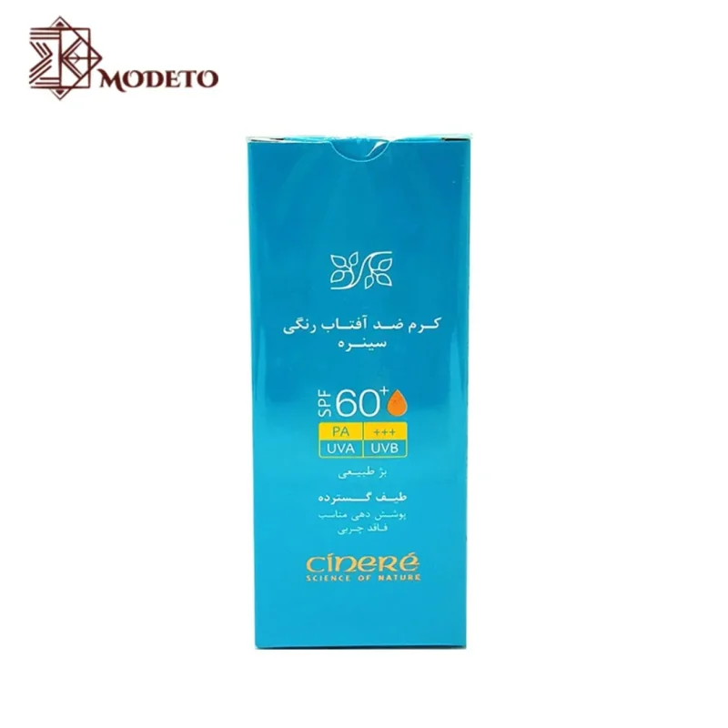 کرم ضد آفتاب فاقد چربی سینره رنگی SPF 60