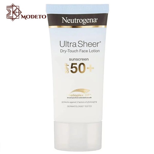 لوسیون ضد آفتاب SPF50 نوتروژینا مدل Ultra Sheer حجم 30 میل