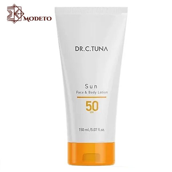 لوسیون ضد آفتاب صورت و بدن فارماسی SPF50 دکتری سی تونا