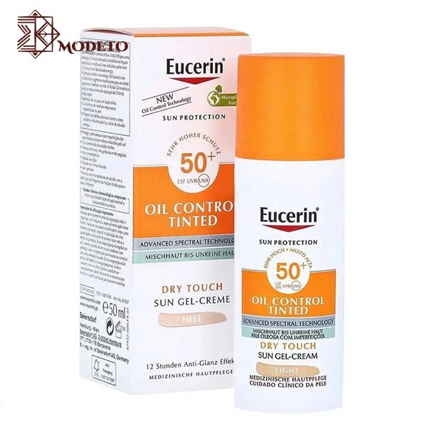 ژل کرم ضد آفتاب رنگی اوسرین مدل Oil Control SPF50 حجم 50 میل