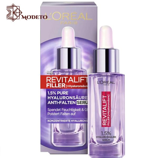 سرم ضد چروک هیالورونیک اسید لورال مدل Revitalift Filler حجم 30ml